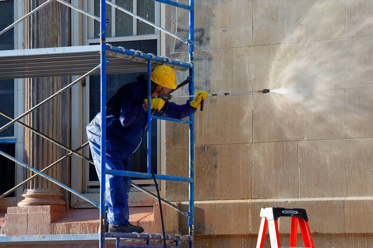 power washing