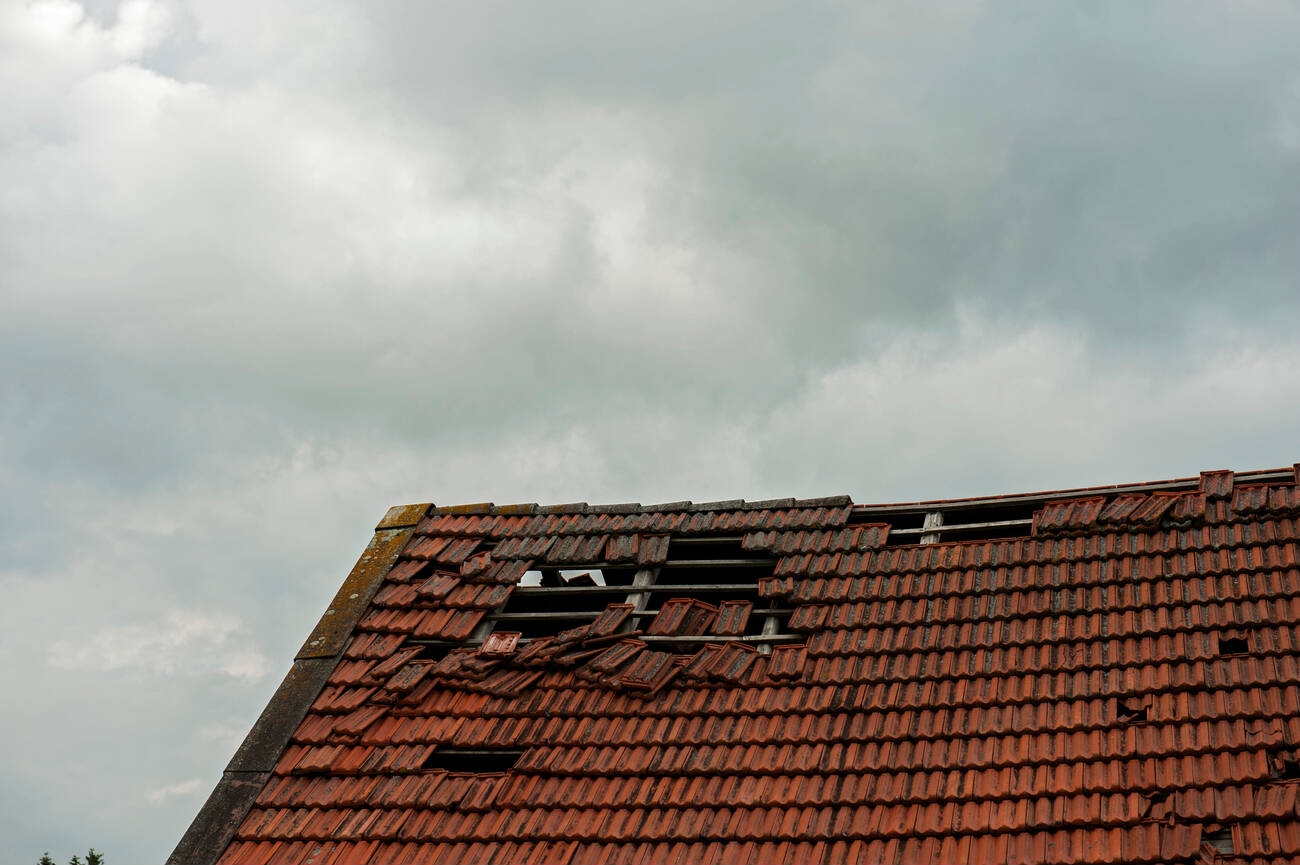 Roof damage