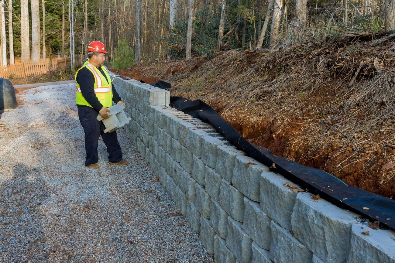 block wall construction