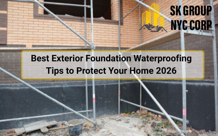 exterior foundation waterproofing tips for nyc homes 2026 by sk group