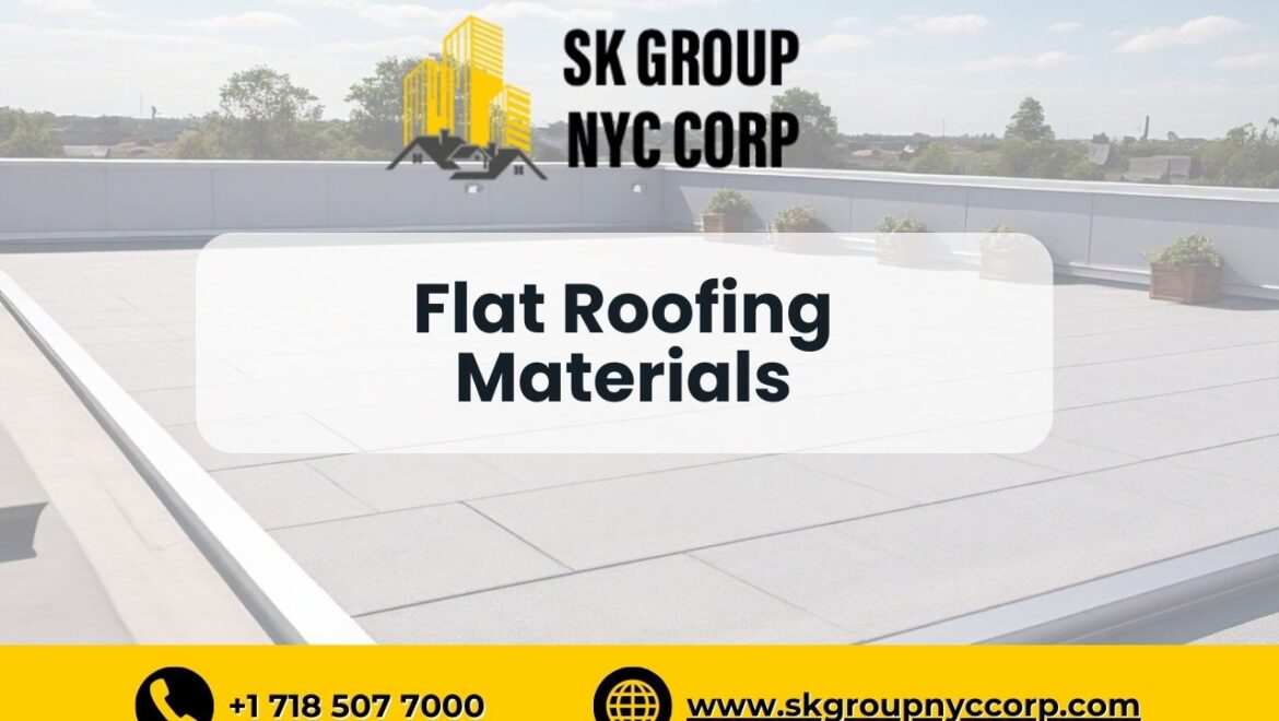 flat roofing materials