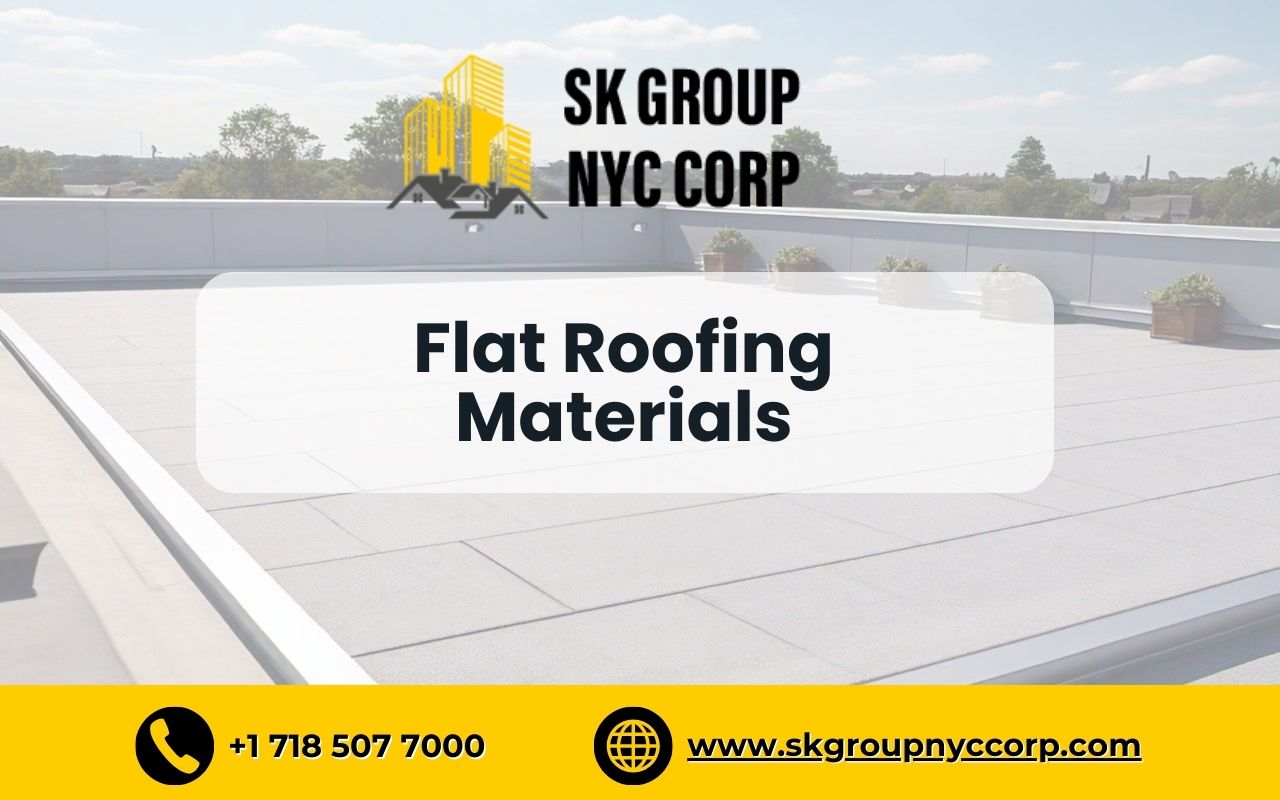 flat roofing materials