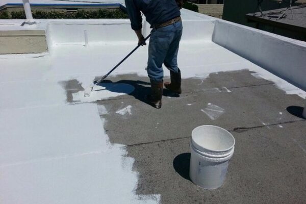 Silicone & Acrylic roof waterproofing