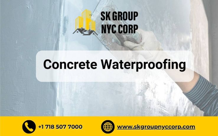 waterproof concrete in nyc by sk group