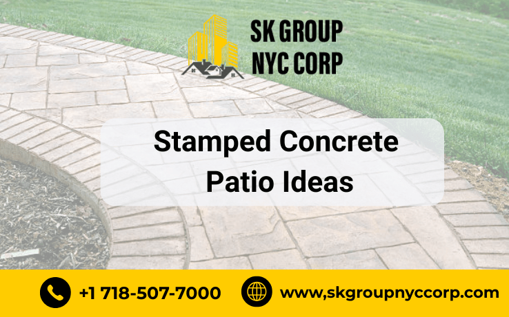 Stamped concrete patio ideas