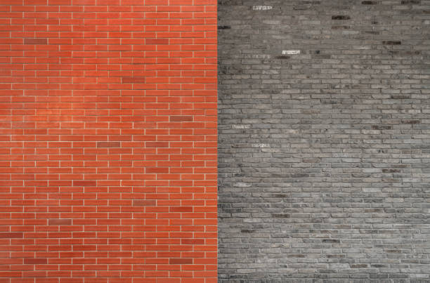 Before-and-after photo of a brick wall in NYC showing the dramatic results of professional brick repointing and restoration.