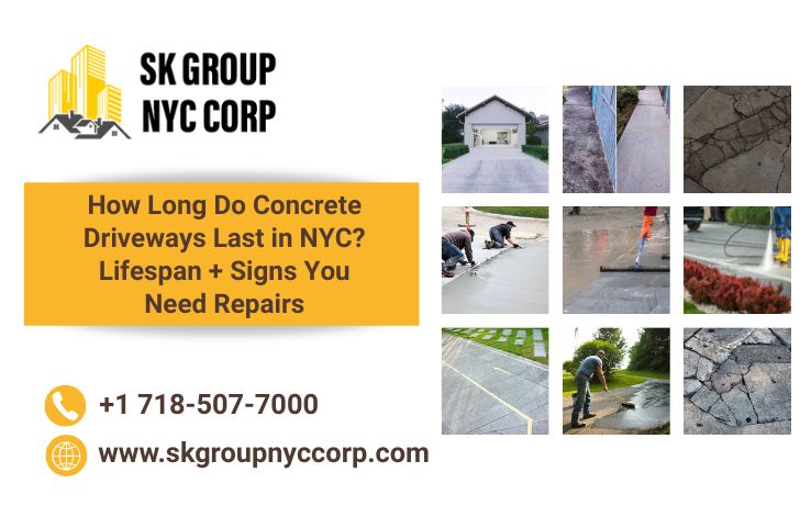 skgroupnyccorp concrete driveway