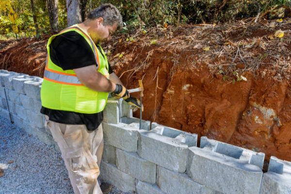 retaining walls installation repairs