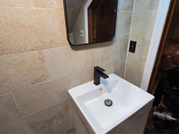 bathroom remodeling complete