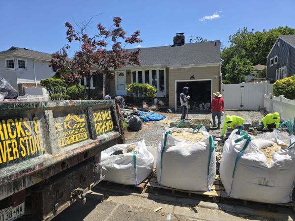 driveway paver installation