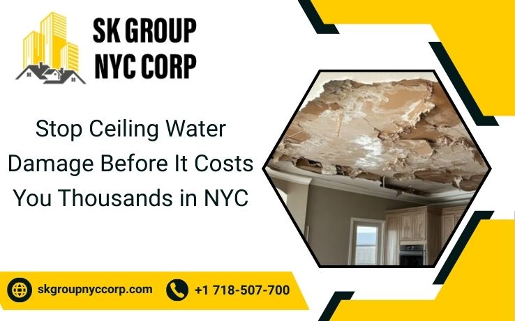 stop ceiling water damage in nyc