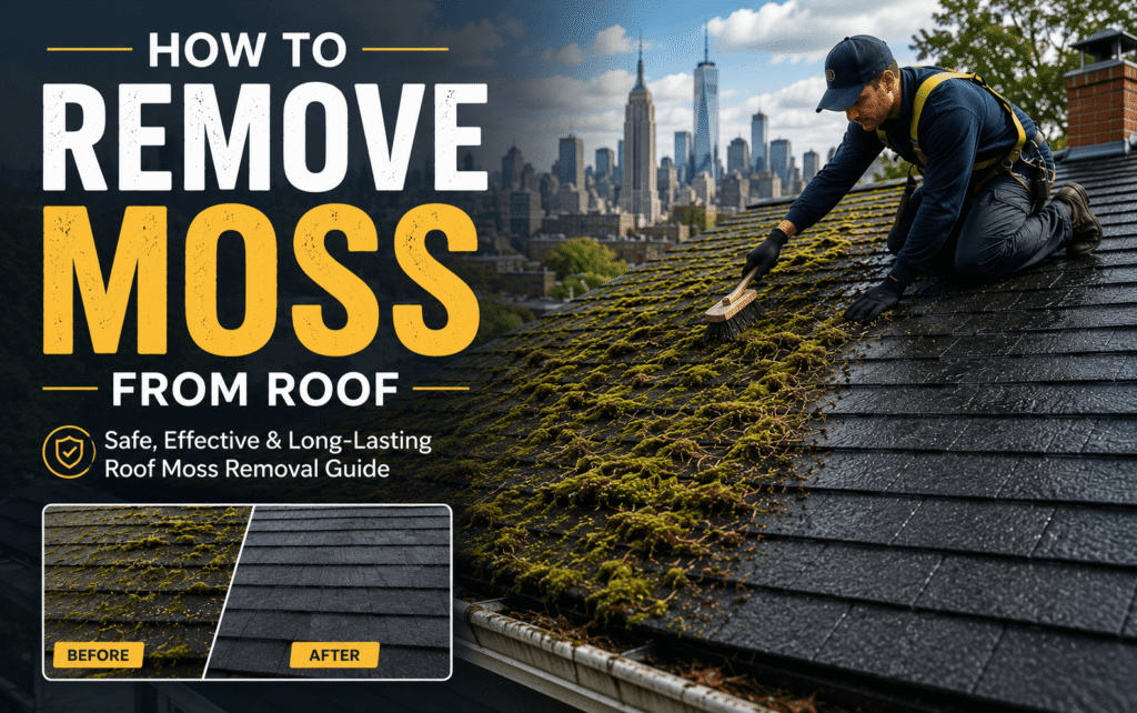 How to remove Moss From Roof