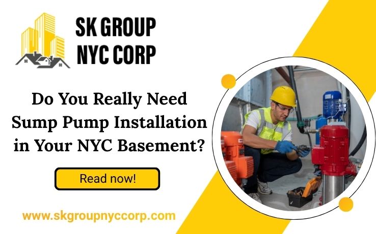 Do You Really Need sump pump installation in your nyc basement?