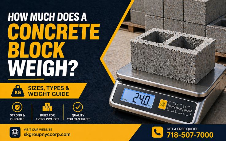 How much does a Concrete Block weigh ?