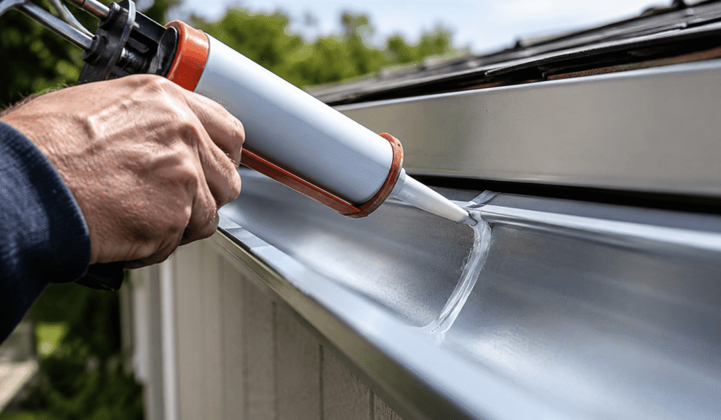 best gutter sealant for leaking gutter seams and joints