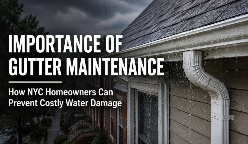 importance of gutter maintenance