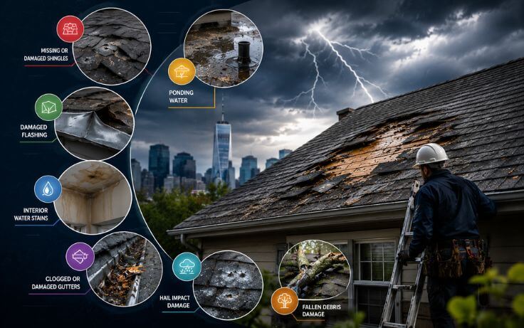 storm damage roof repair
