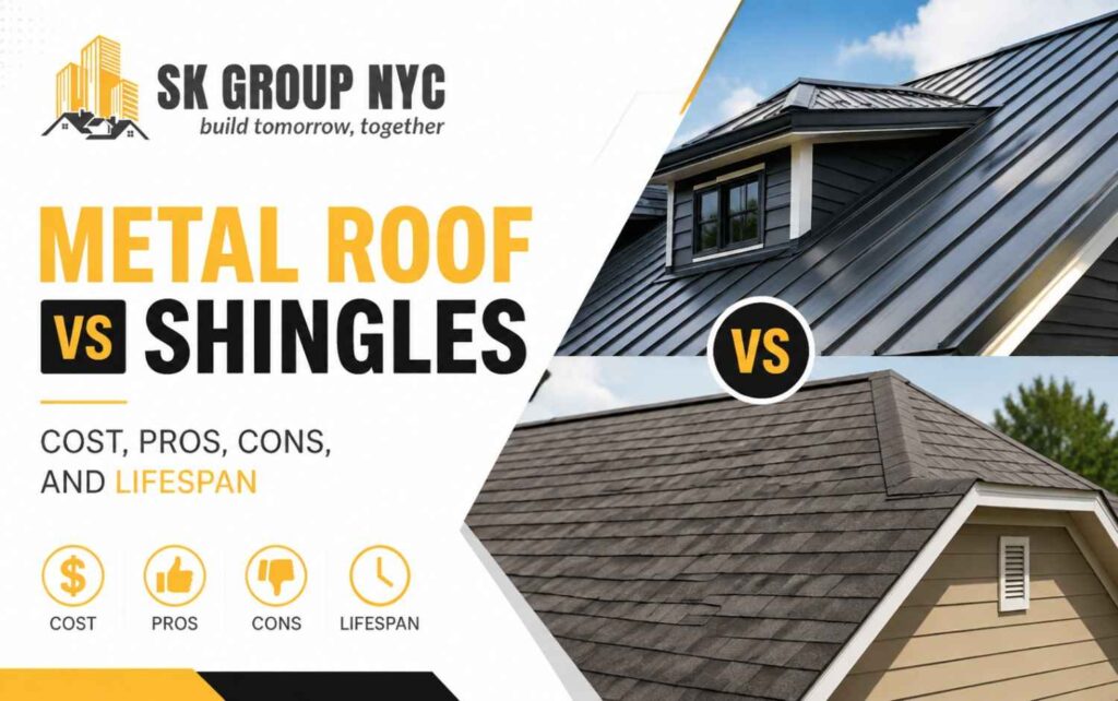 metal roof vs shingles