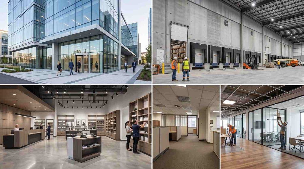Office, retail, industrial, and renovation commercial construction projects